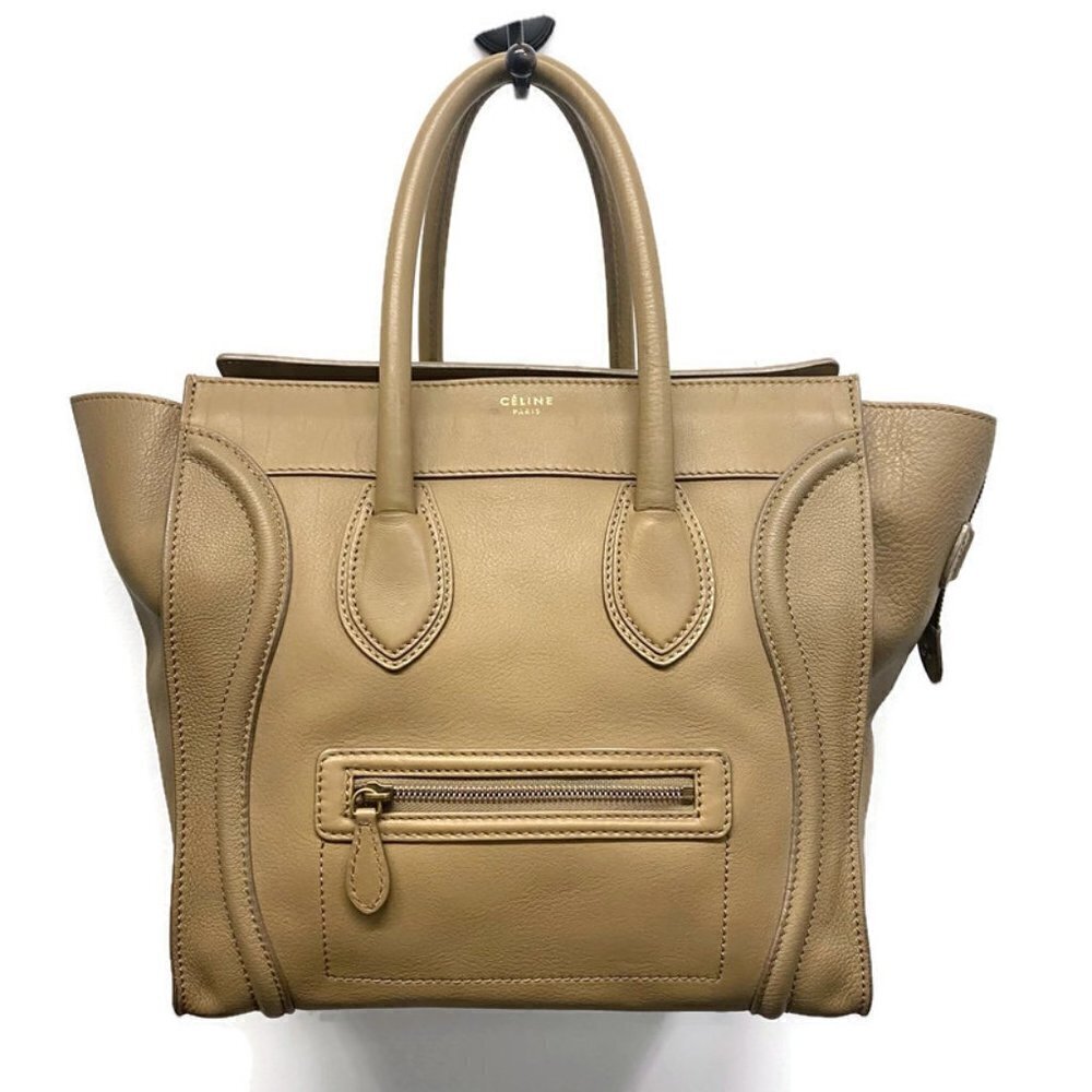 Celine - Taupe Mini Luggage Tote - Picture 1 of 10